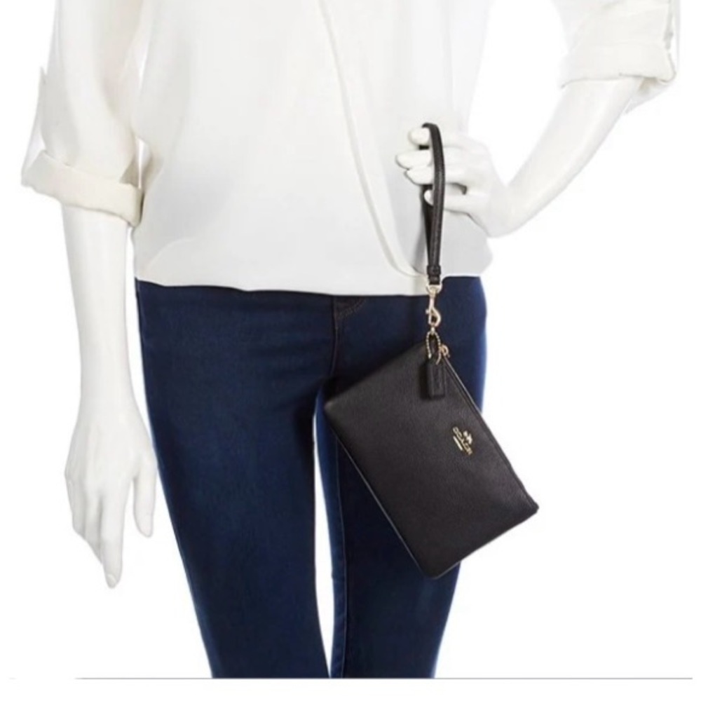 Coach Black Wristlet